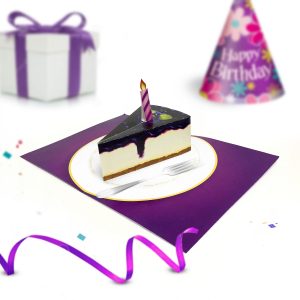 Blueberry Cheesecake Pop Up Card