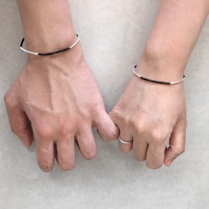 Triple Line Couples Bracelet