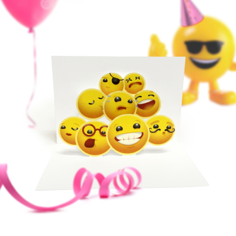 Smilie Pop Up Card