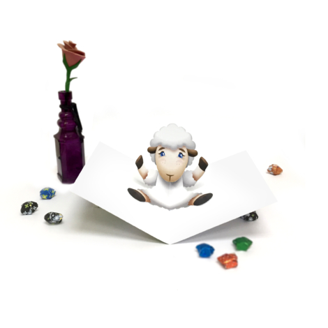 Sheep Pop Up Card