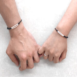 Double Twisty Line Couples Bracelet Image
