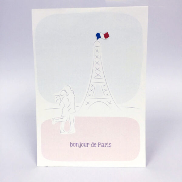 Paris Lovers Pop Up Card