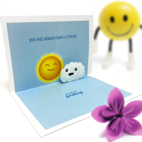 Don't Be Sad Pop Up Card