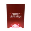 Girl Hippo Pop Up Card