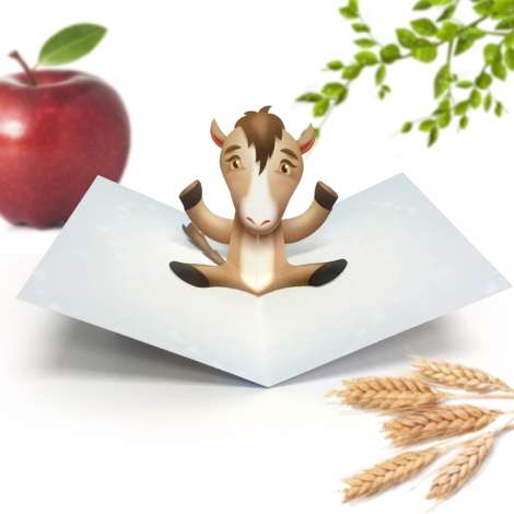 Horse Pop Up Card