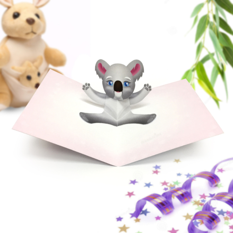 Koala Pop Up Card