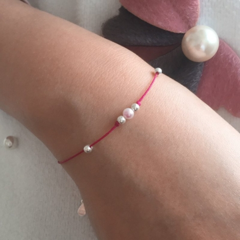 Baby Akoya Pearl String Bracelet