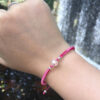Pearl String Love Braid Bracelet